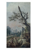 Ruinas Lámina giclée por Hubert Robert