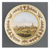 Assiette reproduction procédé giclée