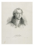Portrait de Goethe en buste Giclee Print by Eugene Delacroix