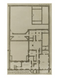 Planche 248 : Plan du sous-sol de l'hôtel Hesselin construit par l'architecte Vau quai de Béthume Lámina giclée por Jacques-François Blondel Planche 248 : Plan du sous-sol de l'hôtel Hesselin construit par l'architecte Vau quai de Béthume Lámina giclée por Jacques-François Blondel