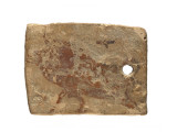Plaque Clay: Side A: Pottery Workshop - Side B: Boar Giclee Print