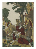 Sainte Geneviève de Brabant Lámina giclée Sainte Geneviève de Brabant Lámina giclée