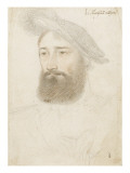 Portrait de maréchal René de Montejean (1490-1539) reproduction procédé giclée par Jean Clouet