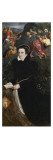 Portrait d'Eleonore Lopez de Villanueva, femme d'Antoine del Rio Giclee Print by Willem Key