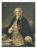 Portrait de Bertrand François Mahé de la Bourdonnais (1699-1753) Lámina giclée por Charles Giron Portrait de Bertrand François Mahé de la Bourdonnais (1699-1753) Lámina giclée por Charles Giron