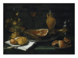 Apprêts d'un repas Giclée-Druck von Jacob Fopsen Van Es