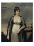Portrait de madame Home Reproduction procédé giclée par John Hoppner