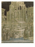 Présentation de la Vierge au Temple reproduction procédé giclée par Taddeo Gaddi