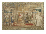 Renouvellement de l'alliance entre la France et les Suisses à Notre Dame de Paris Lámina giclée por Brun Charles Le