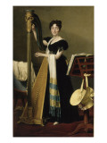 Portrait de Juliette de Villeneuve reproduction procédé giclée par Jacques-Louis David