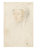 Renée de Bonneval (1515-vers 1550) reproduction procédé giclée par Jean Clouet
