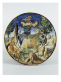 Assiette, Jupiter et Junon Lámina giclée