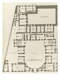 Planche 133 : Plan du rez-de-chaussée de l’hôtel de Belle-Isle, bâti par Bruant Lámina giclée por Jacques-François Blondel Planche 133 : Plan du rez-de-chaussée de l’hôtel de Belle-Isle, bâti par Bruant Lámina giclée por Jacques-François Blondel