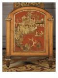 Bureau à cylindre de l'Impératrice du salon de musique et cartonnier Lámina giclée
