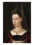 Portrait d'Isabelle de Bourbon, seconde femme de Charles le Téméraire, morte en 1465 Giclee Print
