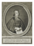 Portrait de Gabriel-Nicolas Nivelle (1687-1761), prêtre janséniste Lámina giclée