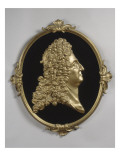 Profil de Louis XIV (1638-1715) - représenté en 1709 Giclee-trykk av Antoine Benoist