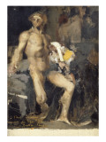 Priam aux pieds d'Achille (esquisse) Lámina giclée por Jules Bastien-Lepage