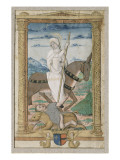 Rondeaux des vertus contre les Pêchés Mortels fait pour Louise de Savoie, mère de François Ier Lámina giclée