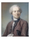 Portrait de Jean Le Rond d'Alembert (1717-1783), philosophe Giclee Print by Maurice Quentin de La Tour