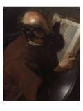 Saint Matthias Reproduction procédé giclée par Georges de La Tour