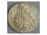 Médaillon rond avec le buste de Faustine Sforza reproduction procédé giclée par Bernard Palissy