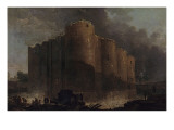 La Bastille, dans les premiers jours de sa démolition Giclee Print by Hubert Robert