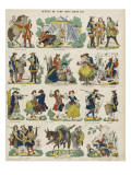 Scène de camp sous Louis XIV reproduction procédé giclée