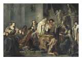 Salomon sacrifiant aux idoles Reproduction procédé giclée par Jacob Willemsz de Wet
