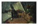 Nature morte au violon Lámina giclée por Hans Makart