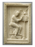 Set of Four Plates: the Evangelists and their Symbols Giclee Print
