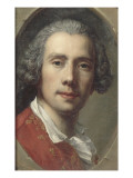 Autoportrait du peintre Guillaume Voiriot en 1749 (1713-1799) Giclée-Druck von Guillaume Voiriot