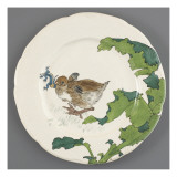 Service Lambert-Rousseau : assiette plate Reproduction procédé giclée par Henri Lambert