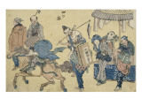 Scènes de rue nouvellement publiées reproduction procédé giclée par Katsushika Hokusai