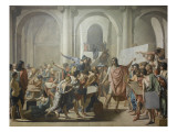 L'école d'Apelles Giclee-trykk av Jean Broc L'école d'Apelles Giclee-trykk av Jean Broc