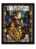 Saint Jean et saint Jacques, vitrail provenant de la chapelle du château de Rouen Lámina giclée