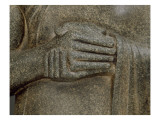 Statue anépigraphe de Gudea reproduction procédé giclée