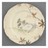 Service Lambert-Rousseau : assiette plate Reproduction procédé giclée par Henri Lambert