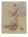 Etudes d'un ange musicien reproduction procédé giclée par Charles de La Fosse