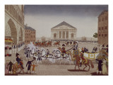 Rentrée solennelle de Louis XVIII dans sa bonne ville de Paris reproduction procédé giclée