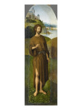 Saint Jean-Baptiste reproduction procédé giclée par Hans Memling