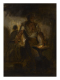 Le forgeron reproduction procédé giclée par Eugene Delacroix