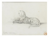 Etude de panthère pour "Salomé dansant devant Hérode" Giclée-Druck von Gustave Moreau