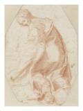 Etude pour une sainte Madeleine soutenant la Vierge reproduction procédé giclée par Federico Barocci
