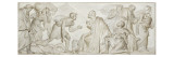 Scène de la vie antique peinte en grisaille Reproduction procédé giclée par Auguste Jean-baptiste Vinchon