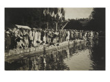Concours de natation sur le canal, 1939 Reproduction procédé giclée