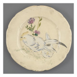 Service Lambert-Rousseau : assiette plate Reproduction procédé giclée par Henri Lambert