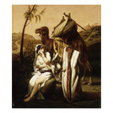 Thamar et Juda Reproduction procédé giclée par Horace Vernet