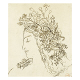 Etude pour Galatée Giclee Print by Gustave Moreau