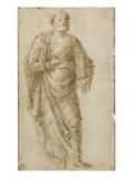 Saint Pierre debout tenant une clef et un livre Giclée-tryk af Giovanni Bellini